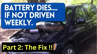 Parasitic BATTERY DRAIN (Part 2) "The FIX" - Honda Odyssey @Buckwsr