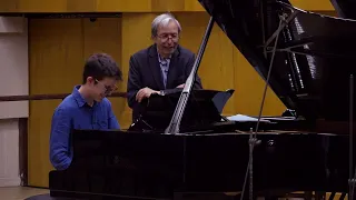 Piano masterclass with Murray Perahia / JMC 2022 / Matan Gur Nelson / Bach: Overture in French Style