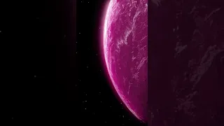 Strange Glowing Pink Planet #shorts