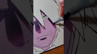 Drawing Sasuke Uchiha - Boruto