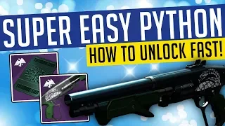 Destiny 2 | SUPER EASY PYTHON! Fastest Way To Get Gambit Ritual Weapon!