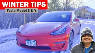 Tesla Model 3 | Model Y - Winter Driving Tips & Tricks 2020 ❄️ Snow ❄️