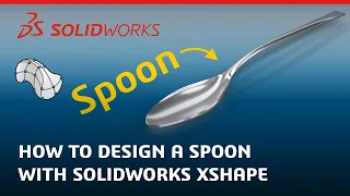 How to Design a Spoon with Subdivision Modeling - Made in SOLIDWORKS xShape