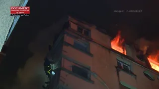 10 dead in Paris apartment block fire, police suspect arson