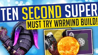 Destiny 2 | TEN SECOND SUPER! Fast & Easy SUPER w/ Warmind Cells Build!