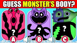 Guess The Monster's by Body | Garten of Banban 6 + Smiling Critters, Poppy playtime Chapter 3