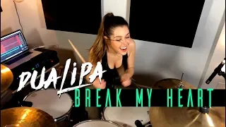 Dua Lipa - Break My Heart | DRUM COVER Domino Santantonio