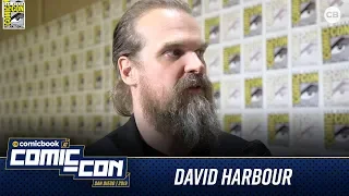 David Harbour Talks Black Widow - San Diego Comic-Con 2019 Interview