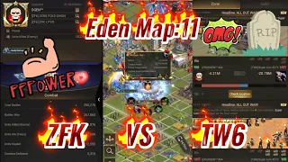 Eden Map:11 ''ZFK Trying To Take Capital From TW6'' 💪👊🔥 - Last Shelter Survival