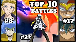 Top 10 BEST Beyblade Battles in the Metal Series (Beyblade Metal Series)