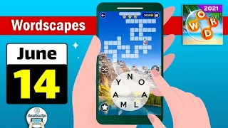 Wordscapes June 14 2021 Daily Puzzle Walkthrough