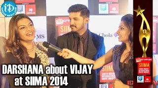 Darshana Yesudas about Vijay Yesudas @ SIIMA 2014, Malaysia