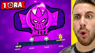 Gioco per 1 ORA a MITI coi Random su Brawl Stars!