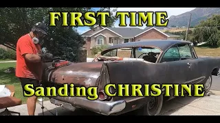 Christine's first sanding 1958 Plymouth Restoration Christine movie car