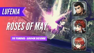 DFFOO - Roses of May Lufenia TCC Challenge 78 Turns (Gladiolus, Reno, Vanille)