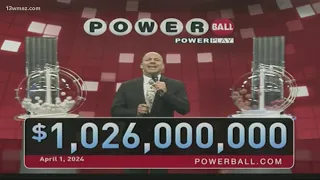 Powerball numbers, April 1 | $1.026 Billion Jackpot