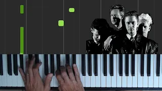 Depeche Mode Enjoy The Silence Piano Tutorial | John Pigeon (improved)