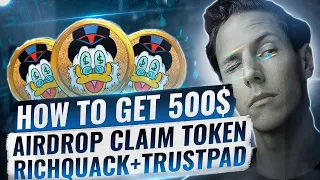 RICKQUACK CRYPTO AIRDROP | EASY CLAIM 500$ FOR FREE | FULL GUIDE FOR YOU