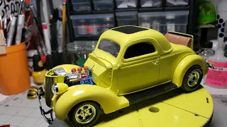 1936 Ford Coupe Hot Rod | 90's Monogram 1/24 scale Build Review