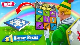 Rainbow BINGO Battle In Fortnite! (Challenge)