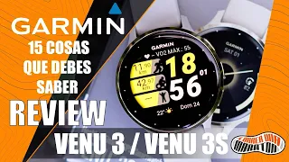 15 cosas que debes saber del GARMIN VENU 3 antes de comprarlo | Review y opinión