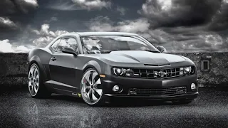 Картинка машина. Чёрная Камаро, Шевроле Камаро, тюнинг | Picture machine. Chevrolet Camaro, black