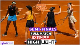 Jessica Pegula,C.Gauff vs Marta Kostyuk, G. Ruse Highlights SF | WTA Mutua Madrid Open 2023