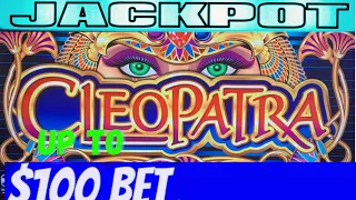 Up to $100 a Spin Cleopatra ! ♦️ HANDPAY JACKPOT ♦️ On High Limit Slot Machine Jackpot line HIT