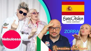 Reaction Italiana y Colombiana a Nebulossa - ZORRA  Spain 🇪🇸 Eurovision 2024