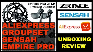 Unboxing ► AliExpress  Sensah Empire Pro Groupset ► for Chinese Carbon Bike the Elves Falath
