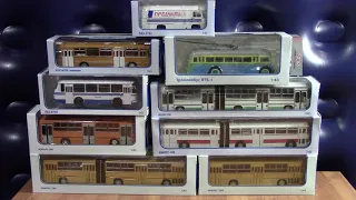 Коллекция моделей автобусов