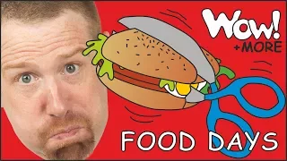 Magic Food Days of the Week with Steve and Maggie + MORE Stories for Children | Wow English TV