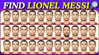 The Ultimate Challenge for True Football Fans : Find Messi , Ronaldo, Mbappe , Neymar