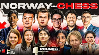 Norway Chess 2024 Round 8 | ft. Carlsen vs Praggnanandhaa