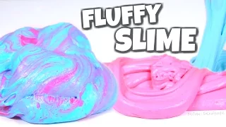 DIY FLUFFY SLIME - No Borax - How To | SoCraftastic