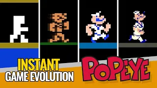 10 Popeye Versions in 3 minutes ⚡ INSTANT GAME EVOLUTION