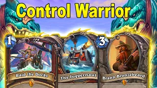 Brann In Quest Control Warrior Is INSANE! Literally Double The Power! Castle Nathria | Hearthstone