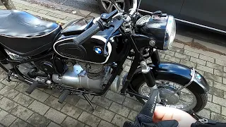 1959 Vintage BMW R26 250cc Motorcycle - sound and test drive