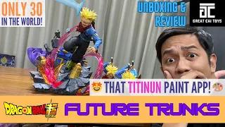 Player 1 Studios FUTURE TRUNKS Unboxing & Review | Painted by TITINUN 🎨 30 PCS IN THE WORLD! 🌍✨