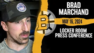 Bruins' Brad Marchand Says Injuries "Part Of Playoff Hockey" While Discussing Sam Bennett's Late Hit