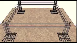 Reinforced Concrete Building Design - Sketch Up Animation