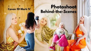 Working with Professional Models Behind-the-Scenes Photoshoot | Canon 5D Mark IV