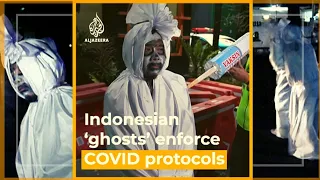 Indonesian ‘ghosts’ urge citizens to respect COVID protocols