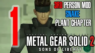 Metal Gear Solid 2: Substance Of Subsistence -3rd Person Mod-  [Solid Snake in Plant Chapter] Part.1