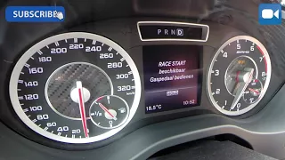 Mercedes A45 AMG 0 262 km h Максимвльная скорость