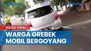 Detik-detik Warga Grebek Mobil Bergoyang di Kota Semarang