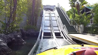 ORIGINAL Jurassic Park: The Ride - Universal Studios Hollywood - Full Front POV