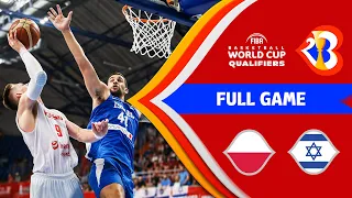 Poland - Israel | Basketball Full Game - #FIBAWC 2023 Qualifiers