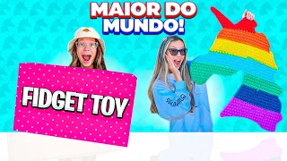 GANHEI O MAIOR POP IT DE UNICÓRNIO DO MUNDO NA CAIXA SURPRESA DE FIDGET TOYS