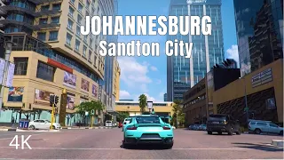 Johannesburg 4K - Africa's Richest Square Mile - Sandton drive